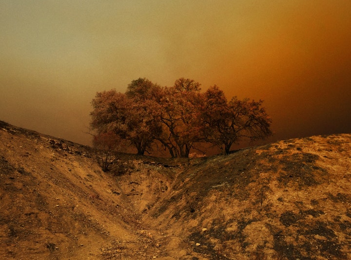 Wild Fires Burn the Sky. Topanga, CA - 2016