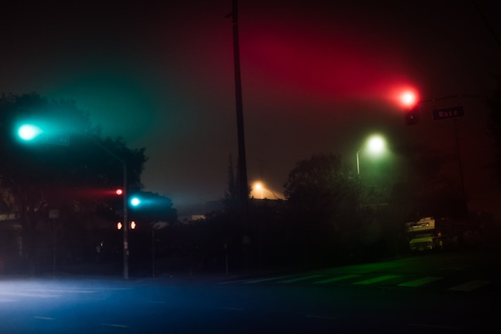 Foggy Night in Venice, CA - Nov '17 - Fuji XT-20