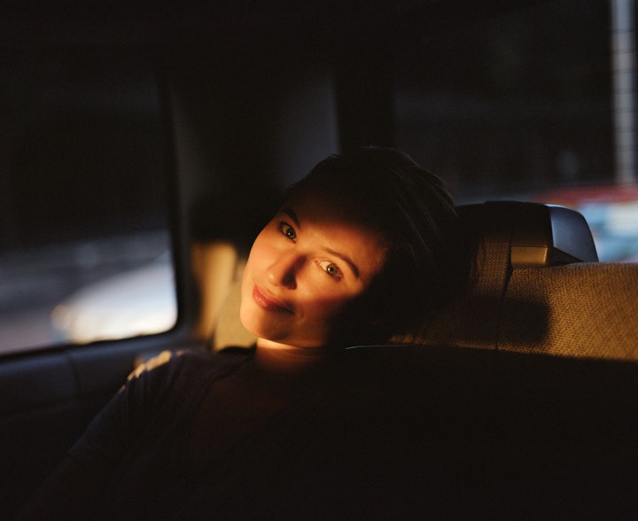 Eveline, Company move during a shoot in Mexico City - Nov '17 - Pentax 67