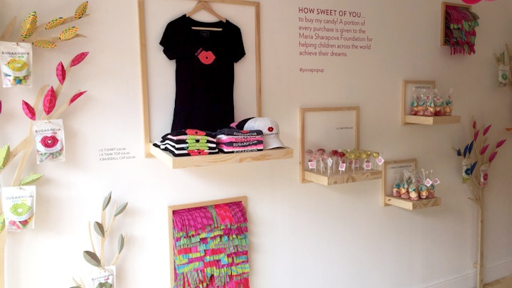 SUGARPOVA CANDY LOUNGE @ WIMBLEDON, POP-UP SHOP, 2015