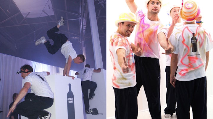 ABSOLUT BLANK @ THE BOILER HOUSE