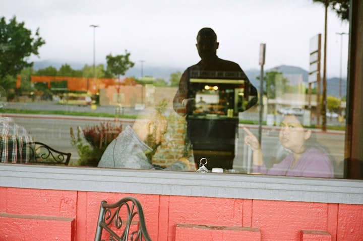 97490011 - Selfie. Bishop. 35mm Portra 400.