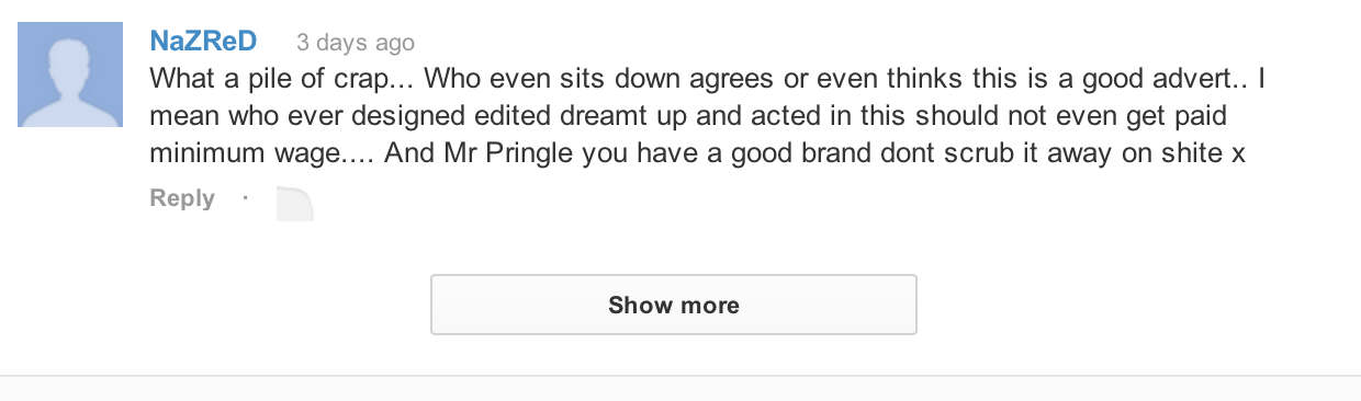 Pringles feedback