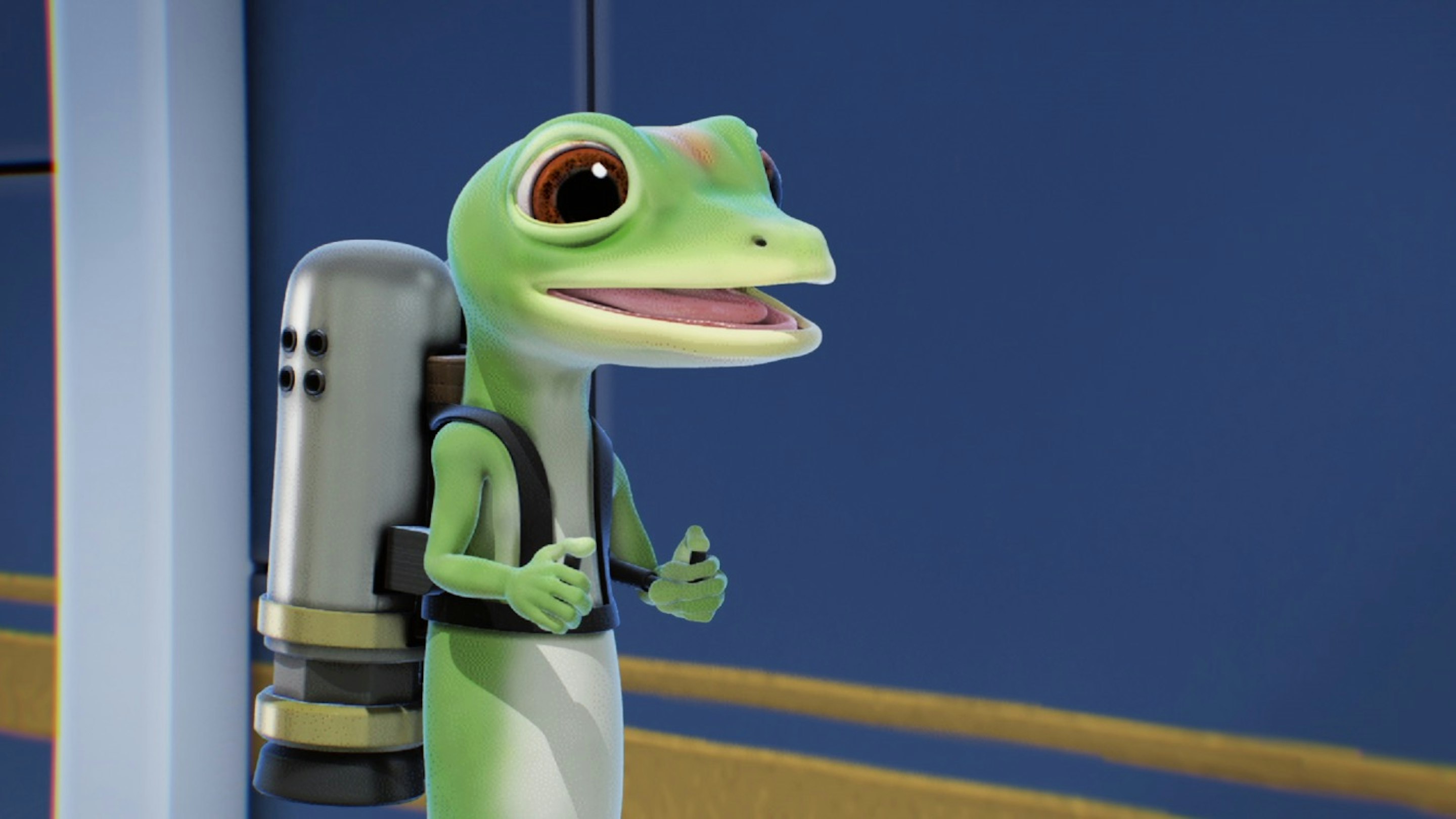 GEICO Gecko gaming vfx