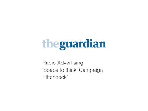 The Guardian - 'Space to think' radio campaign.