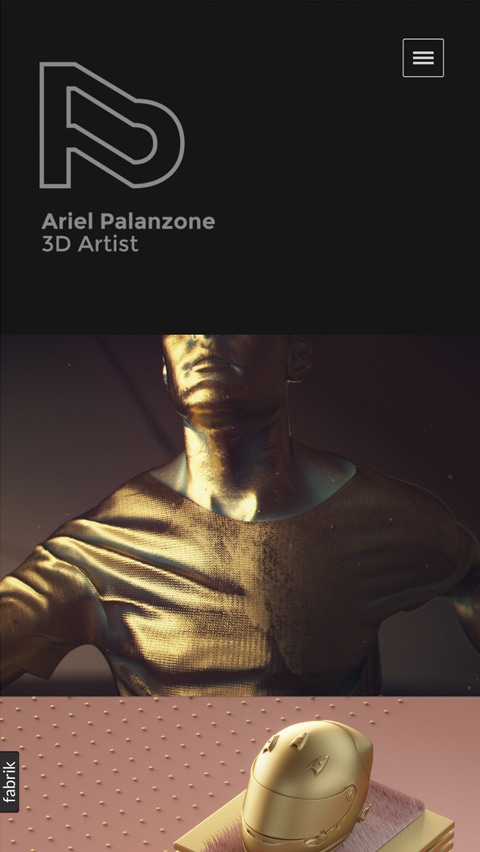 Ariel Palanzone mobile website