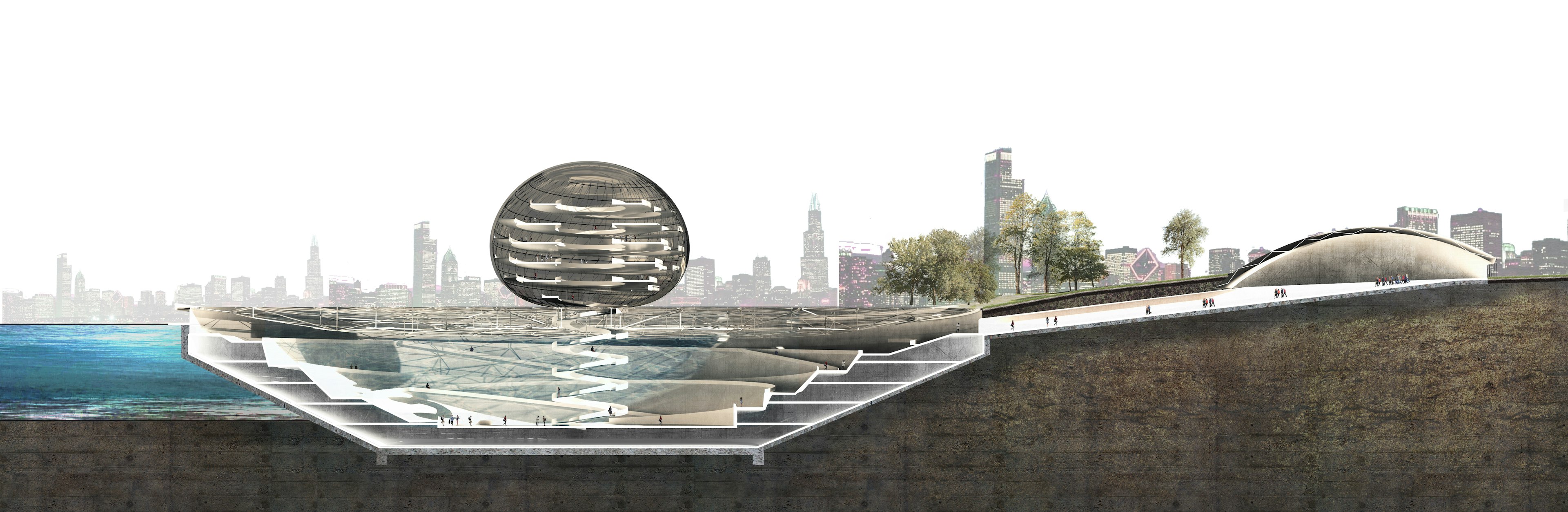 Qianhai landmark 前海地标设计