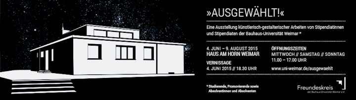 »Ausgewählt!« – "Halbwertszeit" in der Stipendienausstellung der Bauhaus Uni Weimar