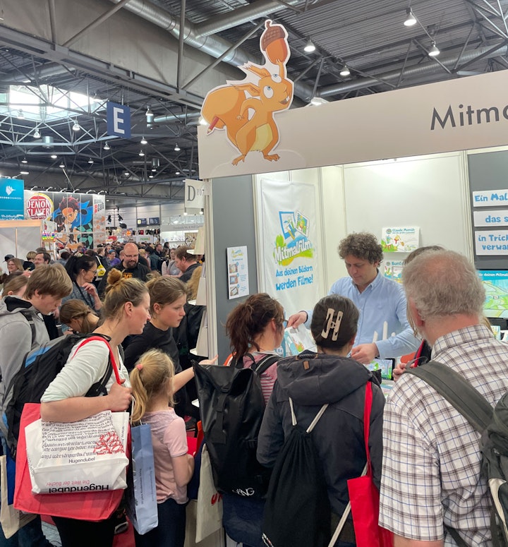 Unser Mitmalfilm-Stand auf der Leipziger Buchmesse