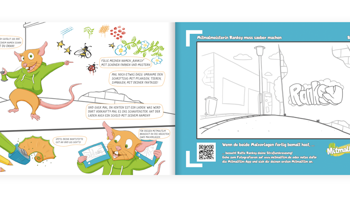 Mitmalfilm Malbücher