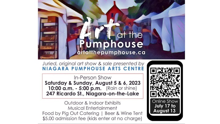 Art at the Pumphouse August 5-6
