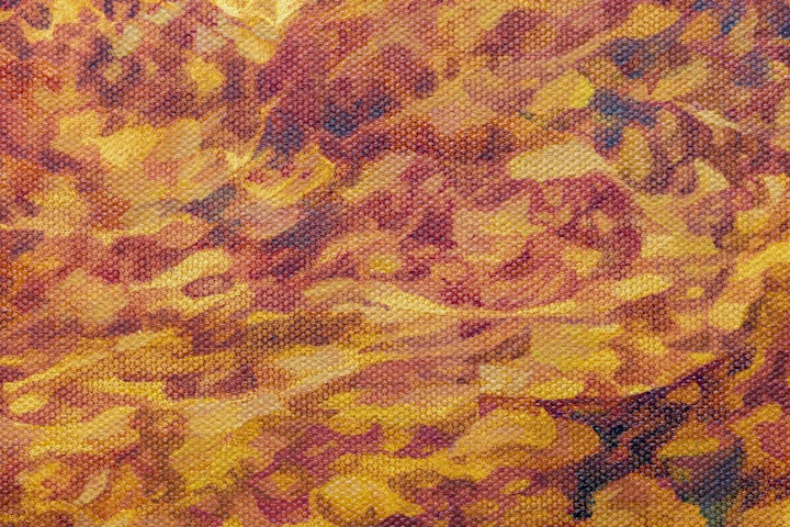 Burst - Burst (detail), Acrylic on Canvas, 30" x 40", 2021