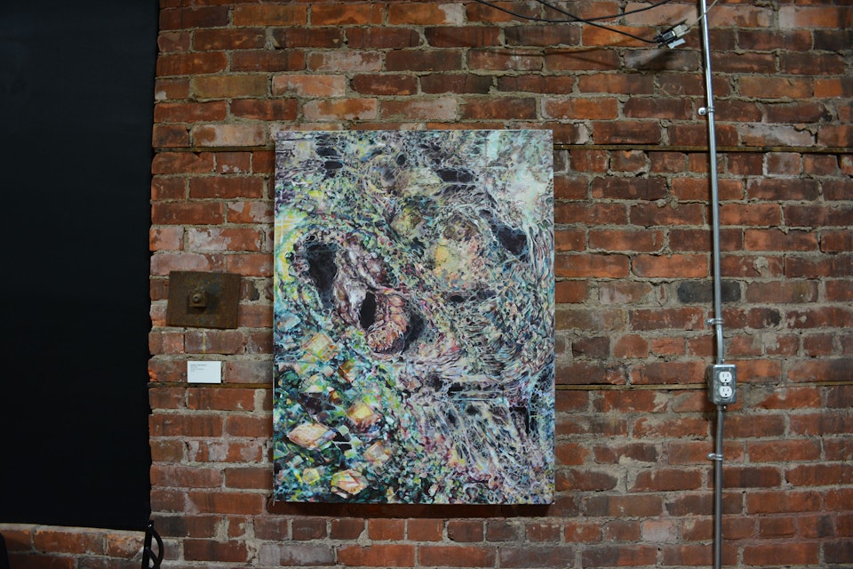 Geminate - On display during group show Zeno's Paradox at the Spice Factory in Hamilton, 2015.