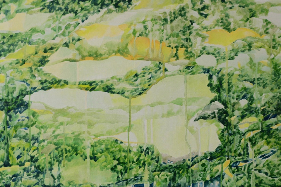 Florescence - Florescence, Acrylic on Canvas, 15 x 30", 2022