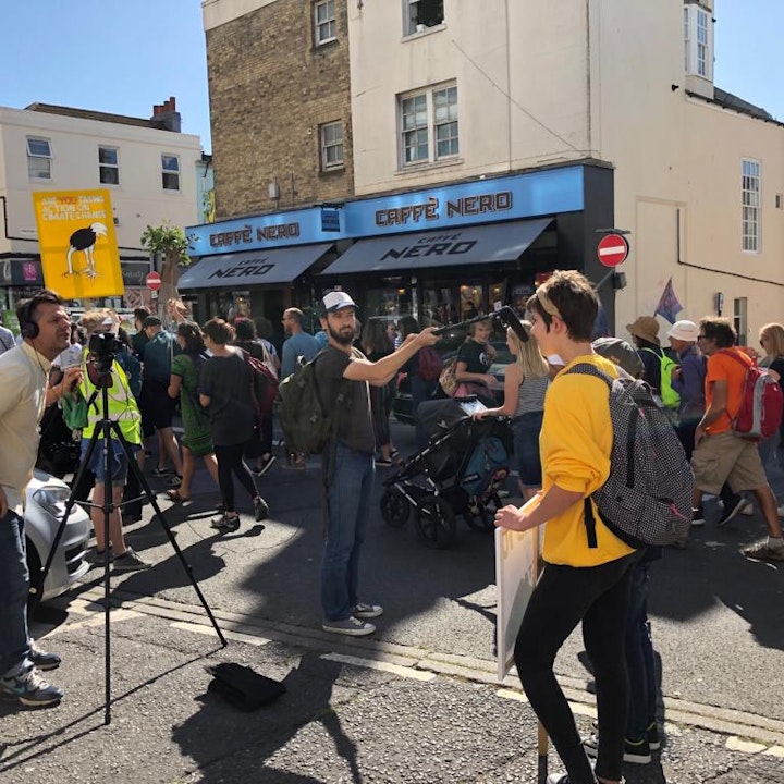 Big Egg Films - Big Egg heads into Brighton to capture scenes from the Extinction Rebellion March!