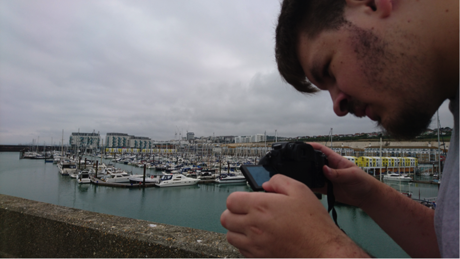 Olly setting up the GH4 Olly setting up the GH4