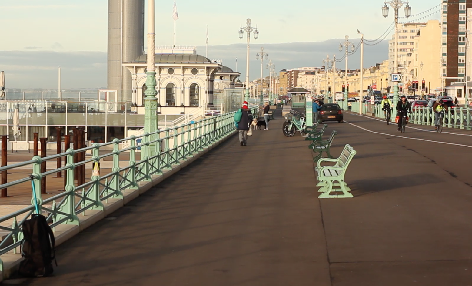 Brighton Housing Trust Brighton seafront drone shot