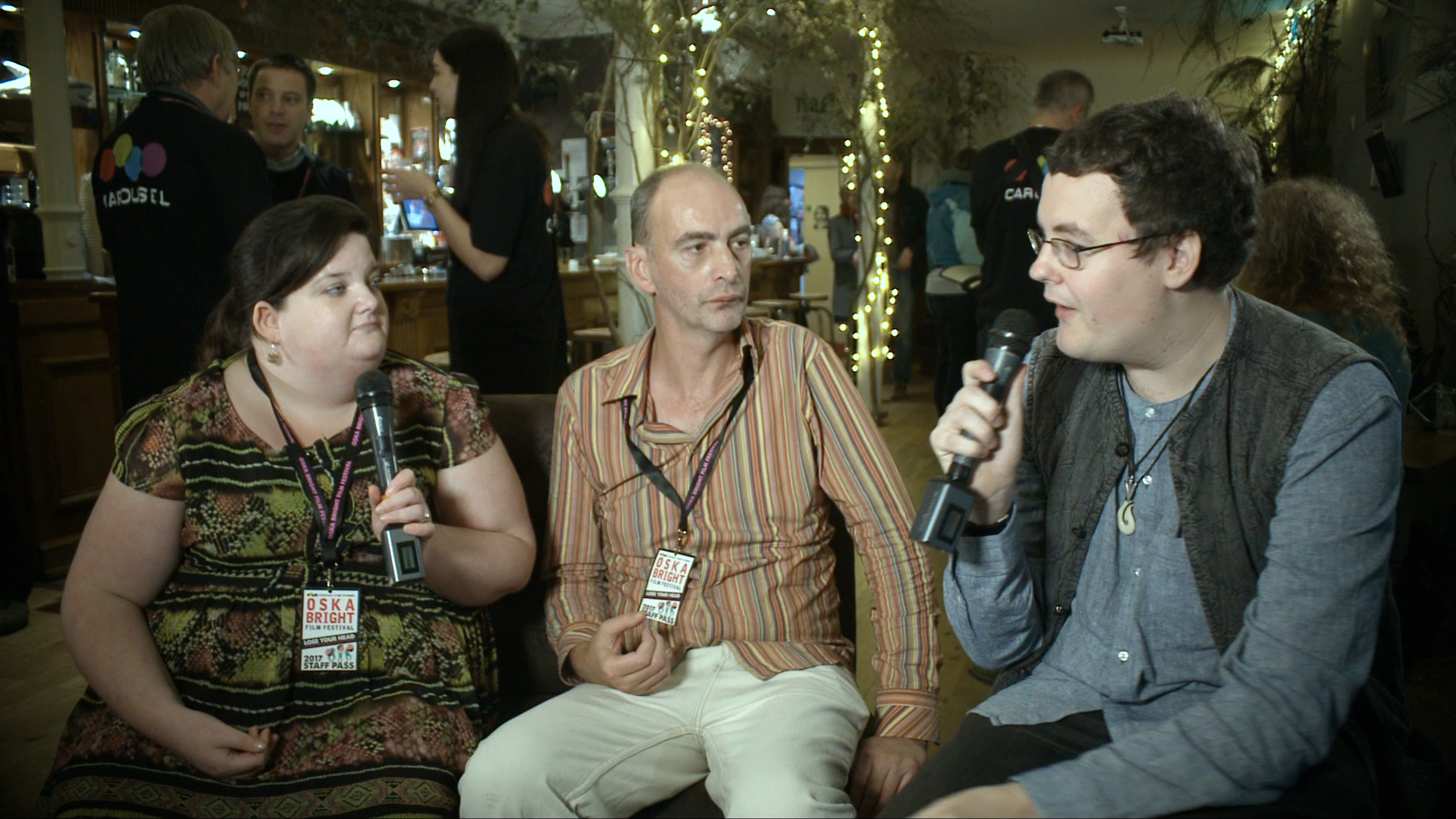 Oska Bright Film Festival interviews Becky Bruzas Matthew Hellett