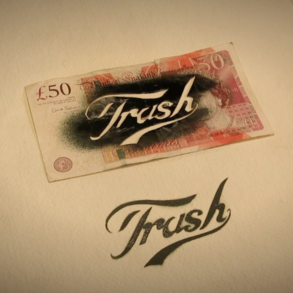 Trashed cash for Trash n Cash London show 13th Nov