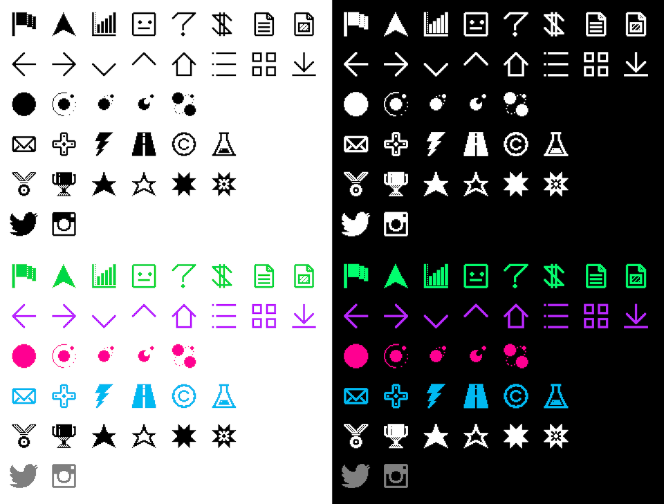 Type, Iconography and Design Language - gmfrmr-icons
