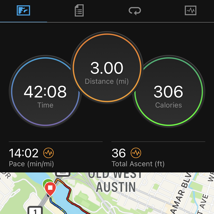 audishores - 1.27 | 3 mile run/walk town lake