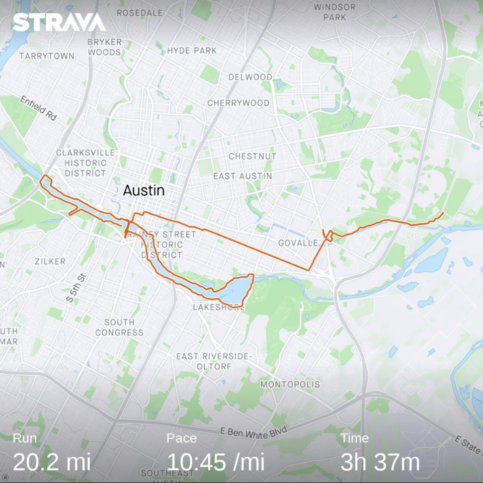 audishores - 1.28 | 20 mile run
