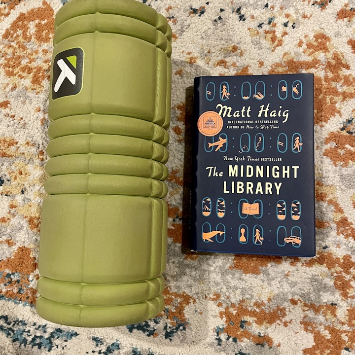 audishores - 1.27 | Rest day—foam rolled and caught up with my book