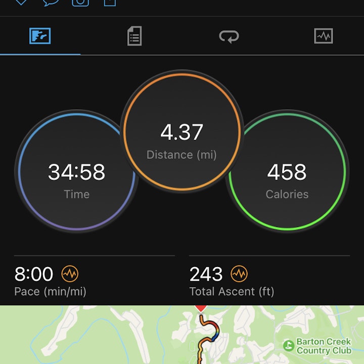 audishores - 1.30 | 5-mile run