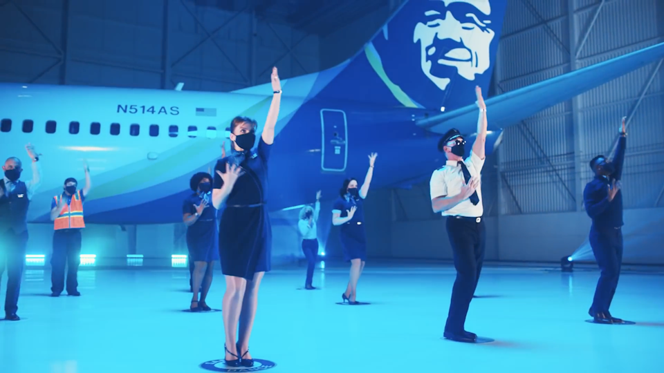 Alaska Airlines "Safety Dance"