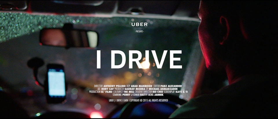 Anthony Pellino DC | Uber 'I Drive'
