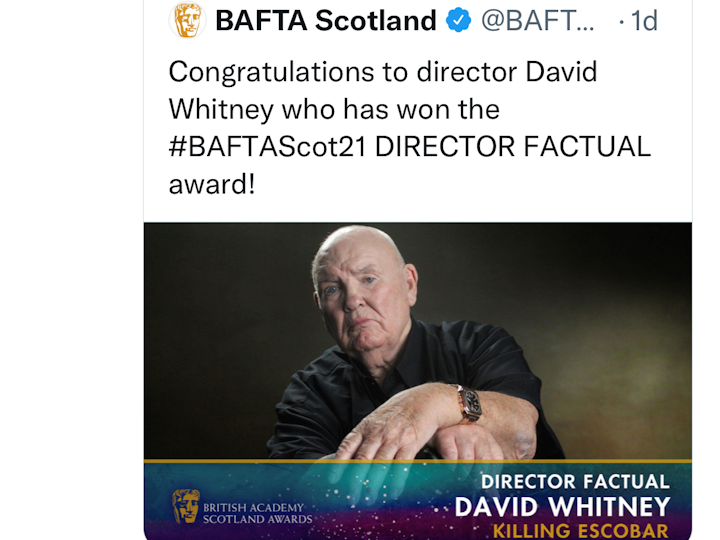 DIRECTOR FACTUAL AWARD - BAFTA SCOTLAND 2021