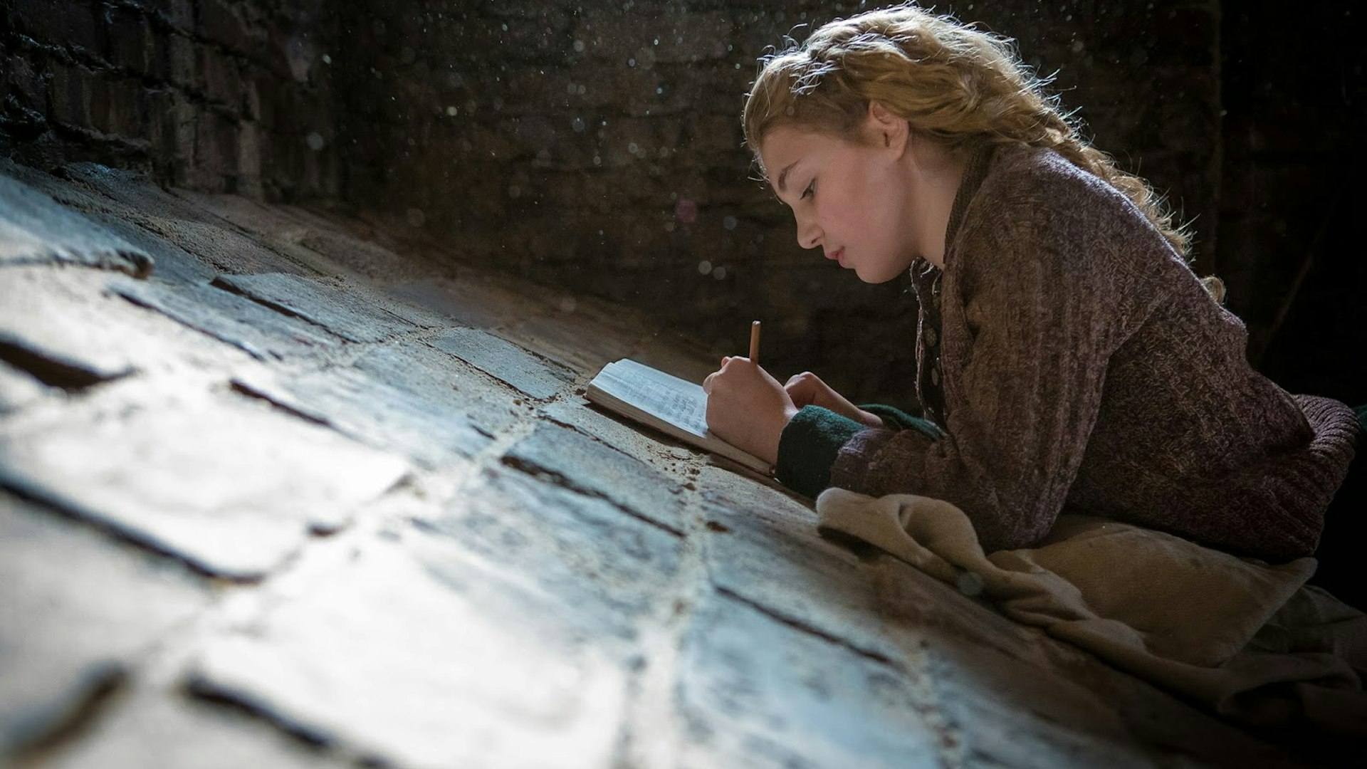 sophie nelisse as THE BOOK THIEF