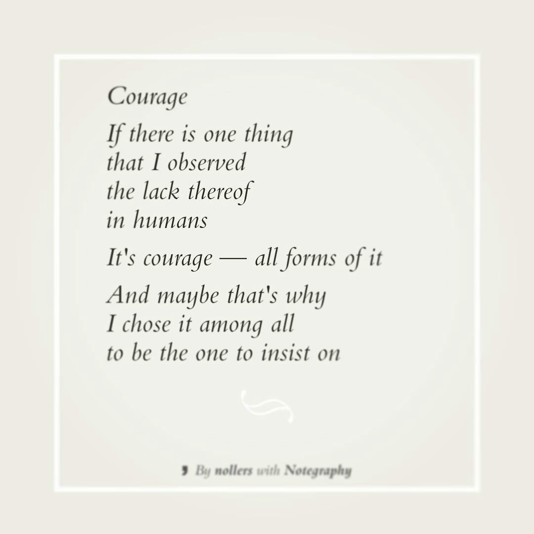 Courage