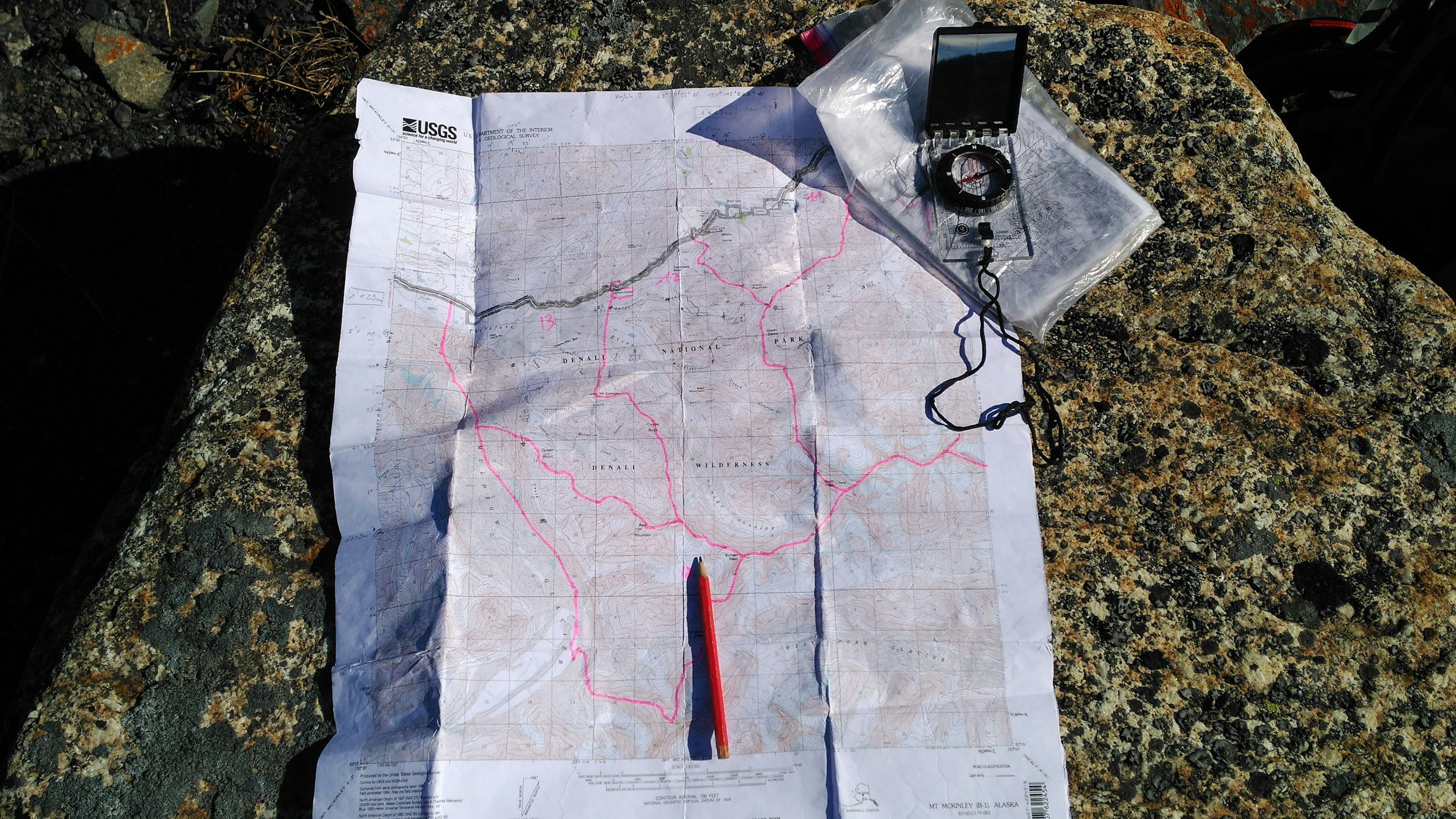 Map & Compass - Denali National Park