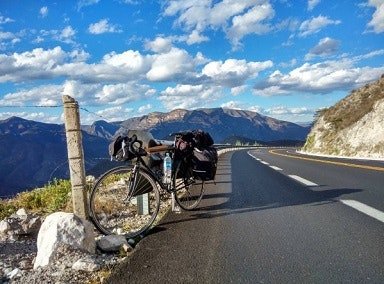 My trek 520 touring bicycle