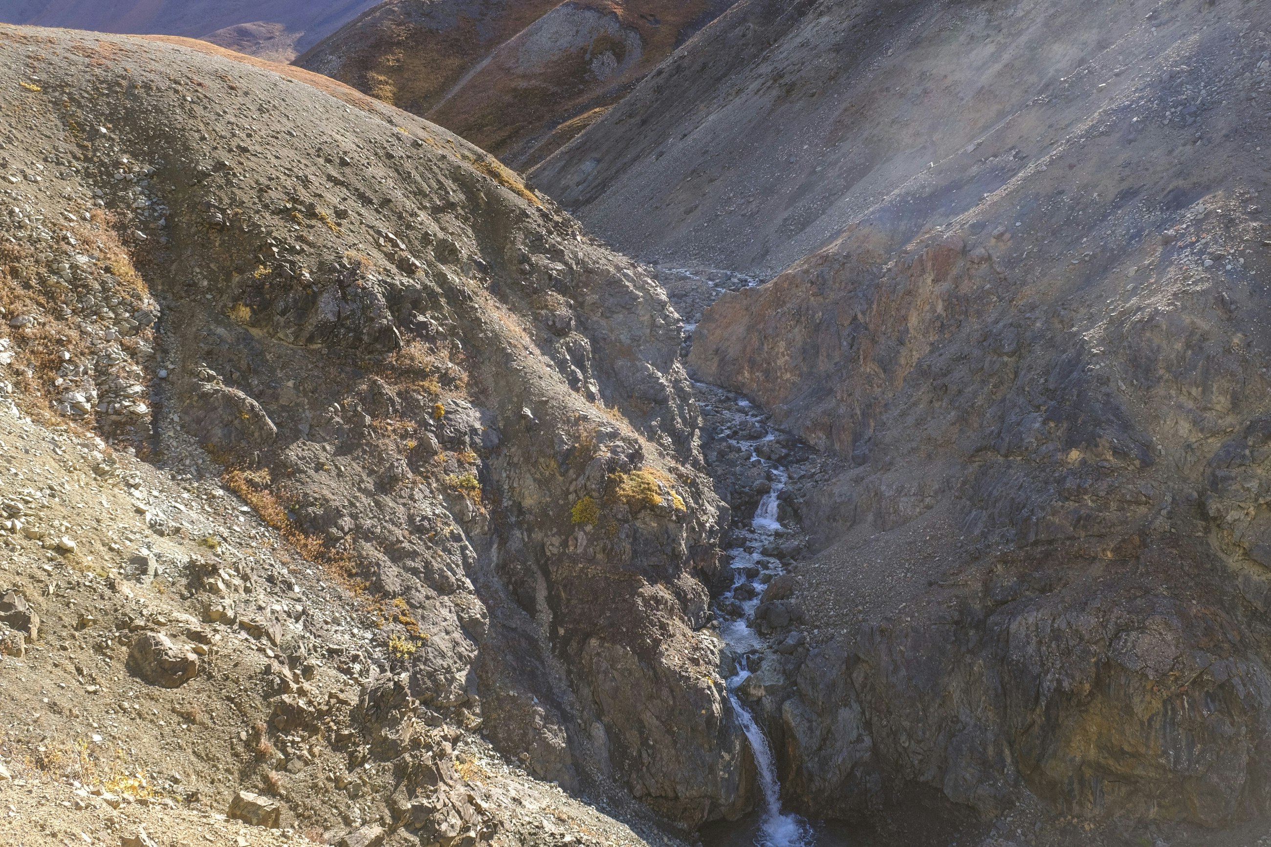 The waterfall - Denali National Park The waterfall - Denali National Park