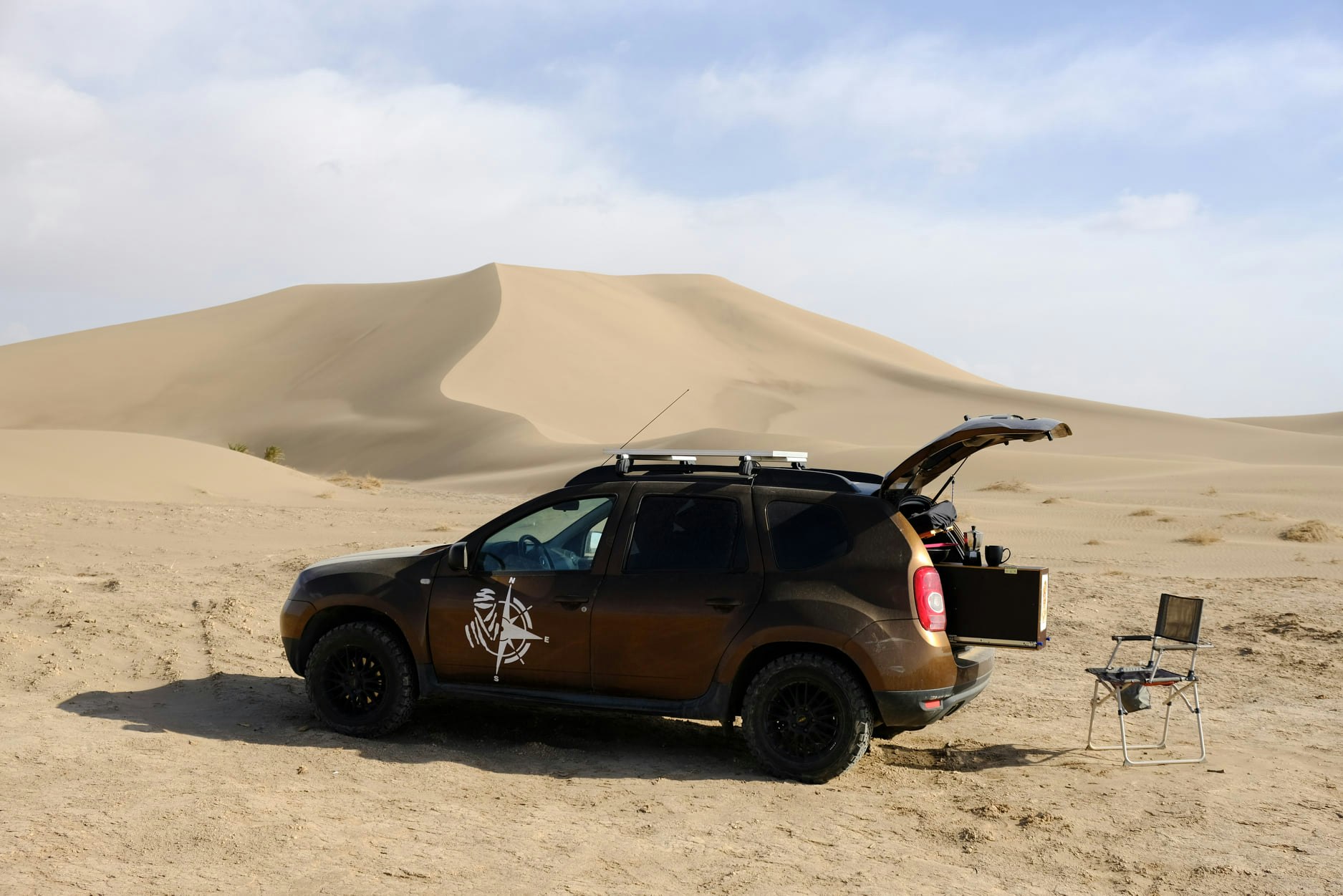 Dacia Duster in Caracal Desert Iran 2021