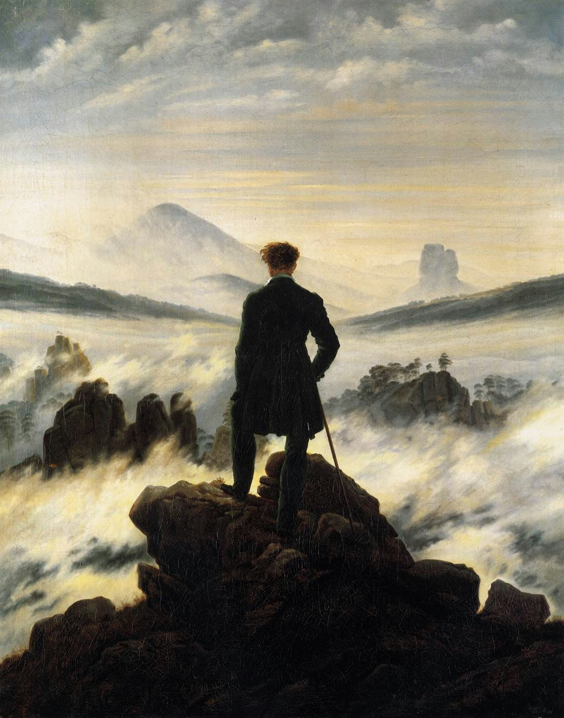 Wanderer above the Sea of Fog, C. D. Friedrich Wanderer above the Sea of Fog, C. D. Friedrich