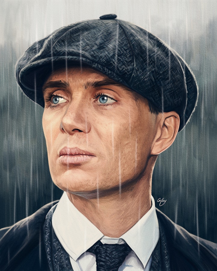 Social Media Marketing - Cillian Murphy as Tommy Shelby from Peaky Blinders (for Domestika).