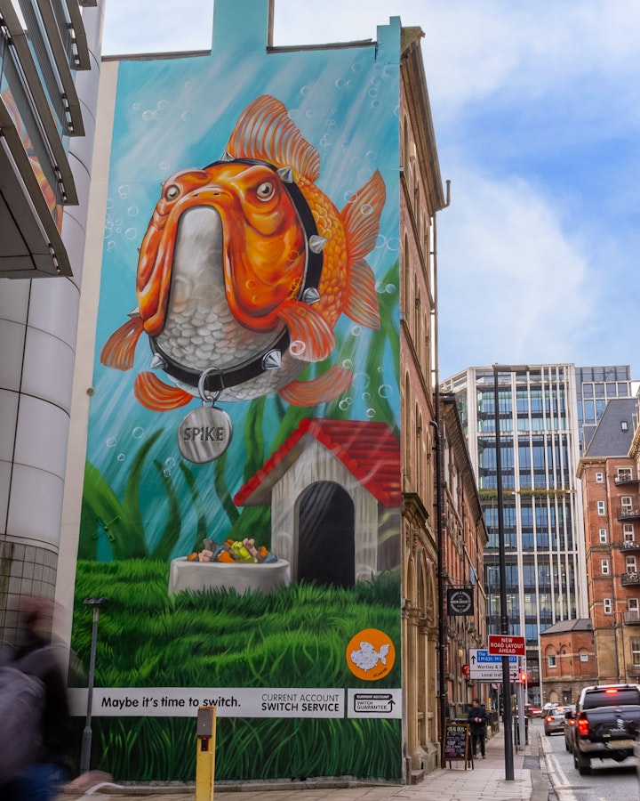 Current Account Switch Service (House 337 – mural campaign) - Leeds