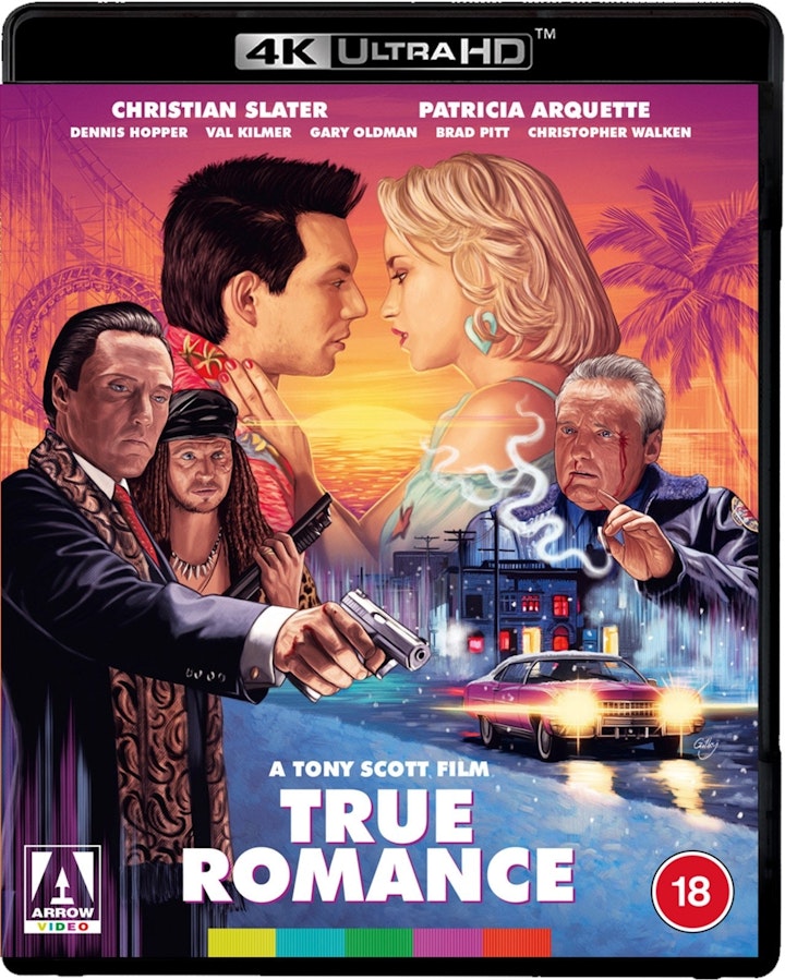 True Romance (Arrow Video) - Standard 4k cover, commissioned by Arrow Video for the 4k re-release of True Romance.