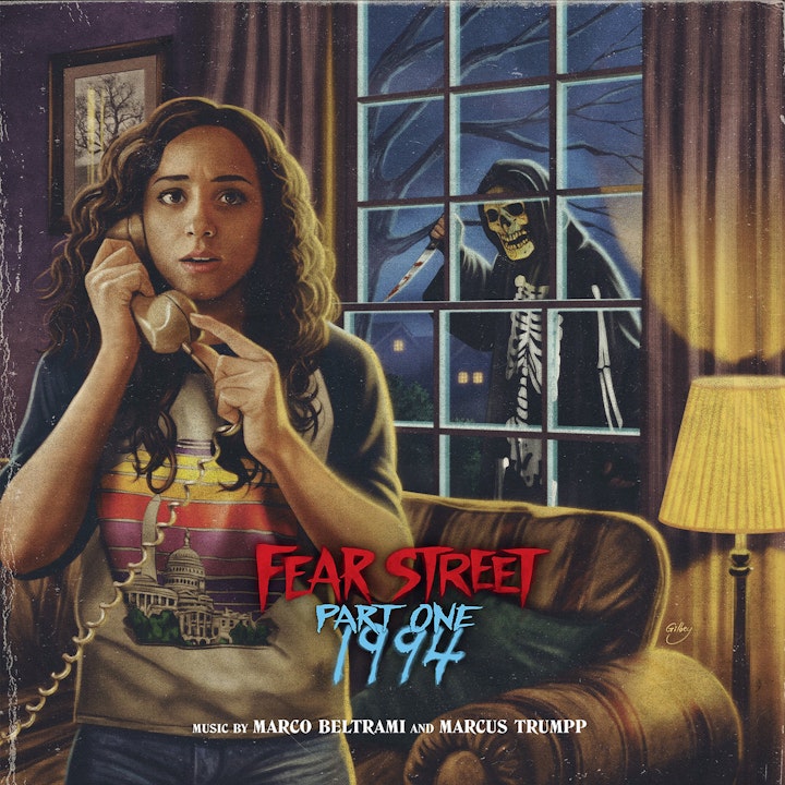 Music and Podcasts - Cover art for Netflix's Fear Street: Part One – 1994 official soundtrack, with Waxwork Records.