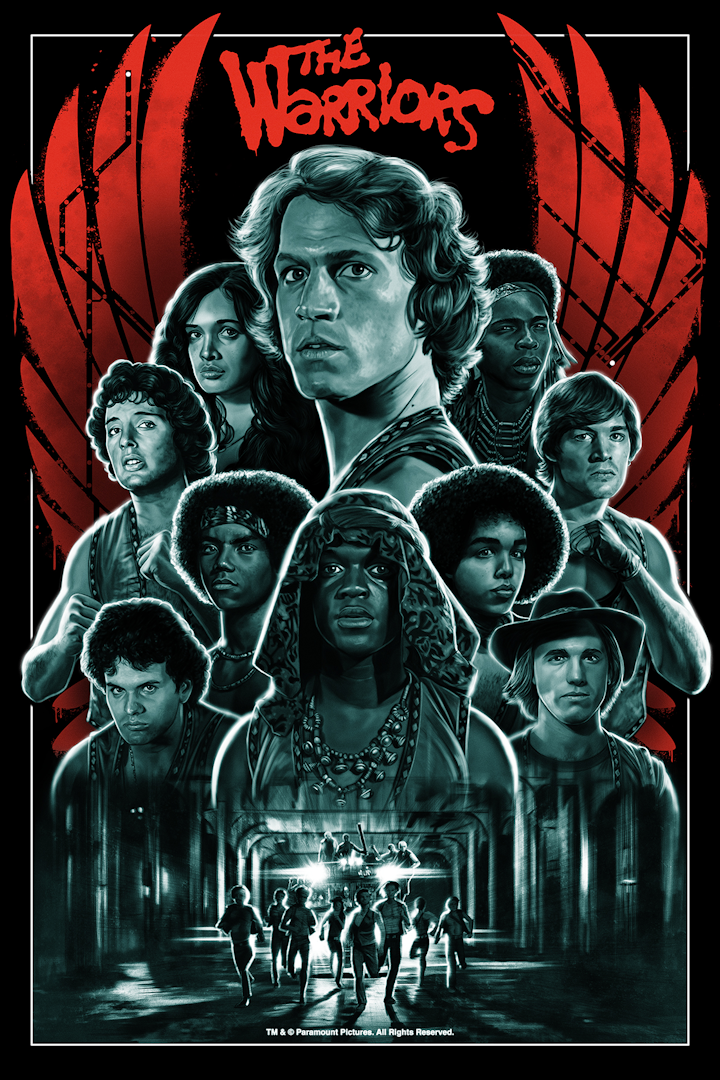Licensed Prints - The Warriors (licensed by Paramount Pictures and produced in collaboration with Fanattik).