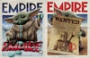 Magazine Covers - Empire Magazine subscriber covers featuring Grogu from The Mandalorian, via Central Illustration Agency, Feb 2020 (right) and December 2020. Creative direction by Chris Lupton.
