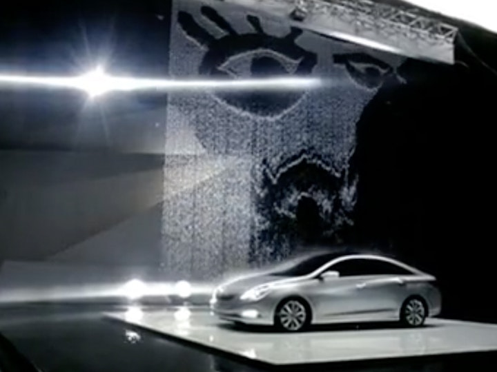 hyundai, falling water