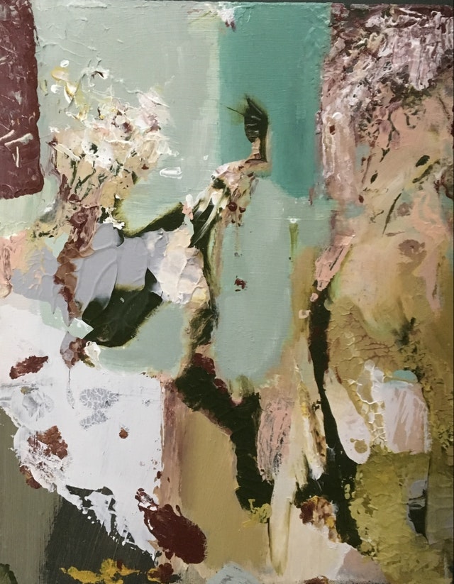 SPRING FEVER. Acrylic on board. 30x40cm