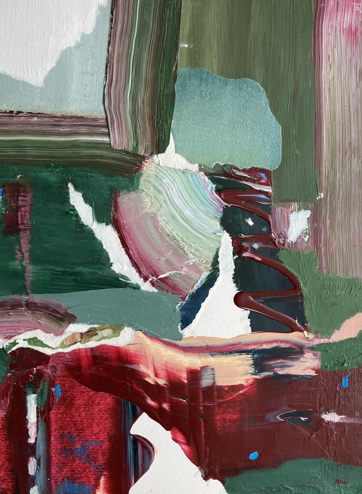 FLOW 2. Acrylic on canvas. 50x70cm.