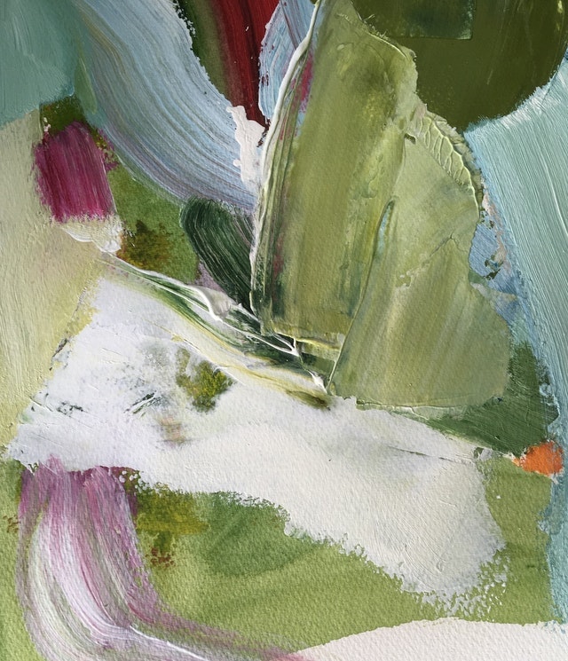 MAYDAY. Acrylic on board. 30x40cm