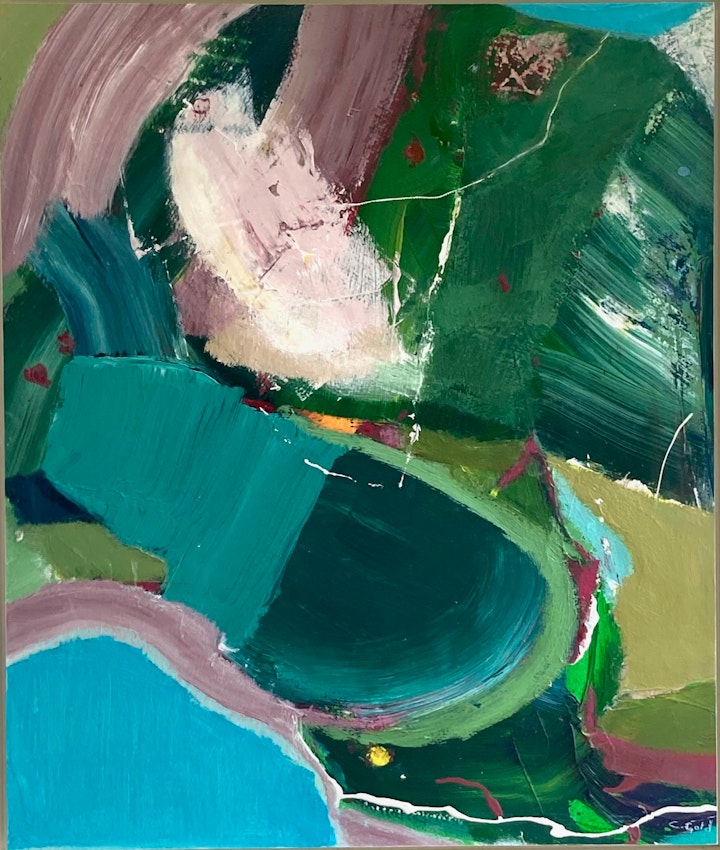 FREEFALL. Acrylic on canvas. 50x60cm.