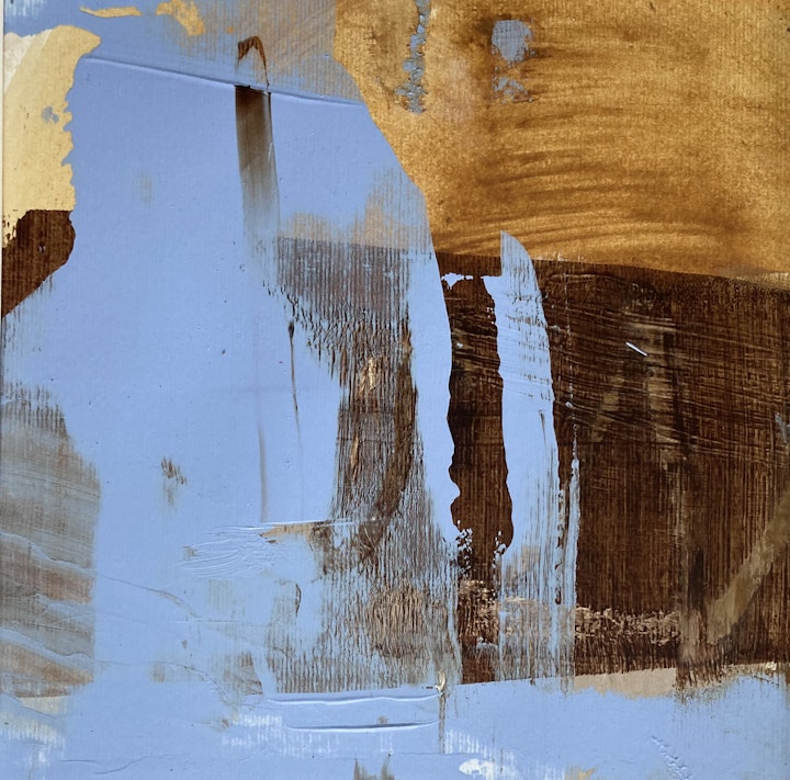 IMMATERIAL FORMS 2. Acrylic on board. 50x50cm.